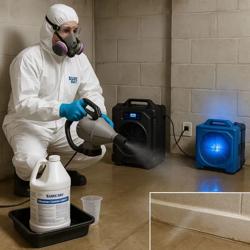 Sanitization and Odor Removal process in Sauk City, WI