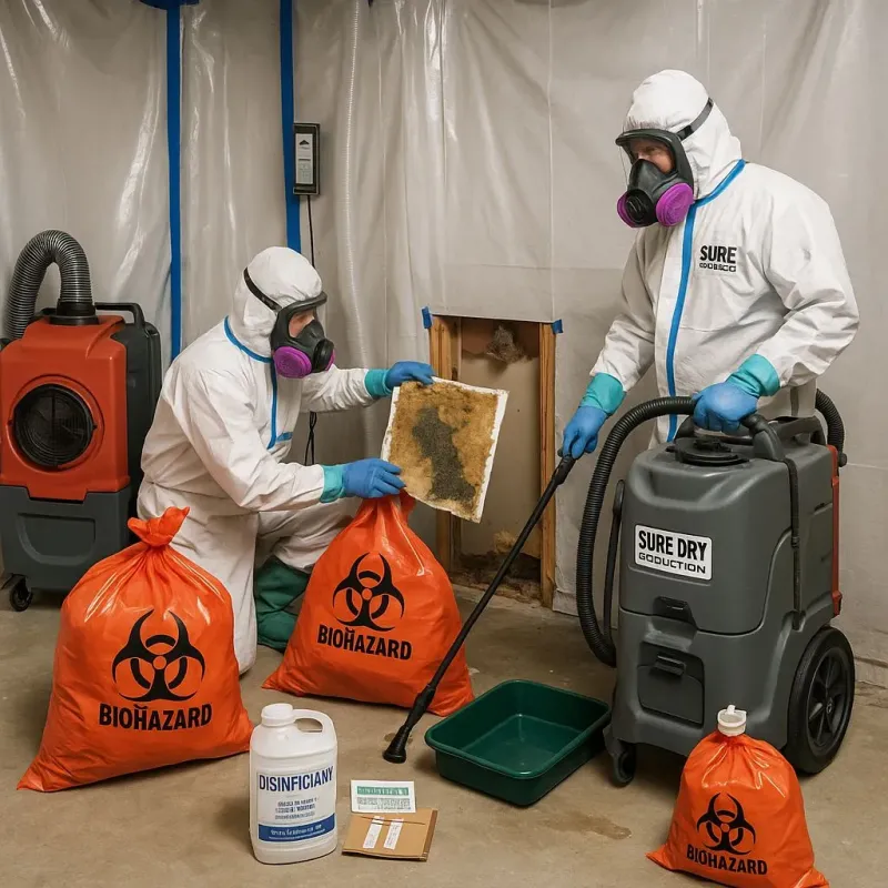 Contaminated Water Handling Protocols process in Sauk City, WI